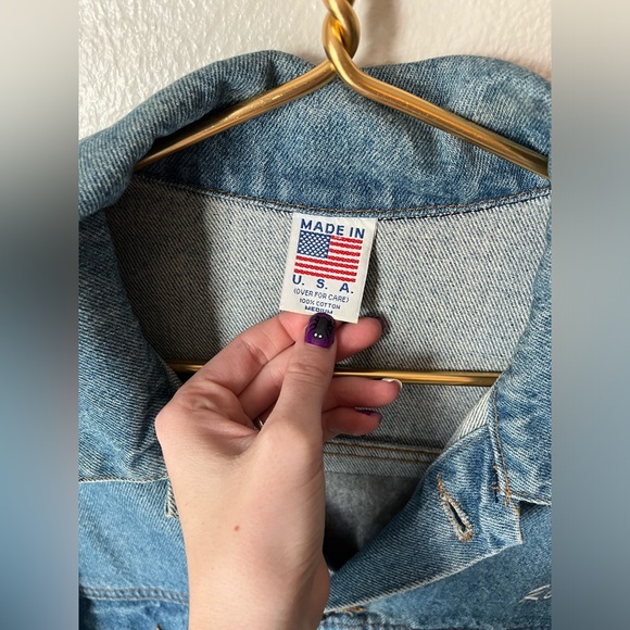 American Legion Auxiliary denim jacket - Picture 3 of 5